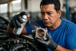Como escolher e usar spray de limpeza para corpo de borboleta em carros populares